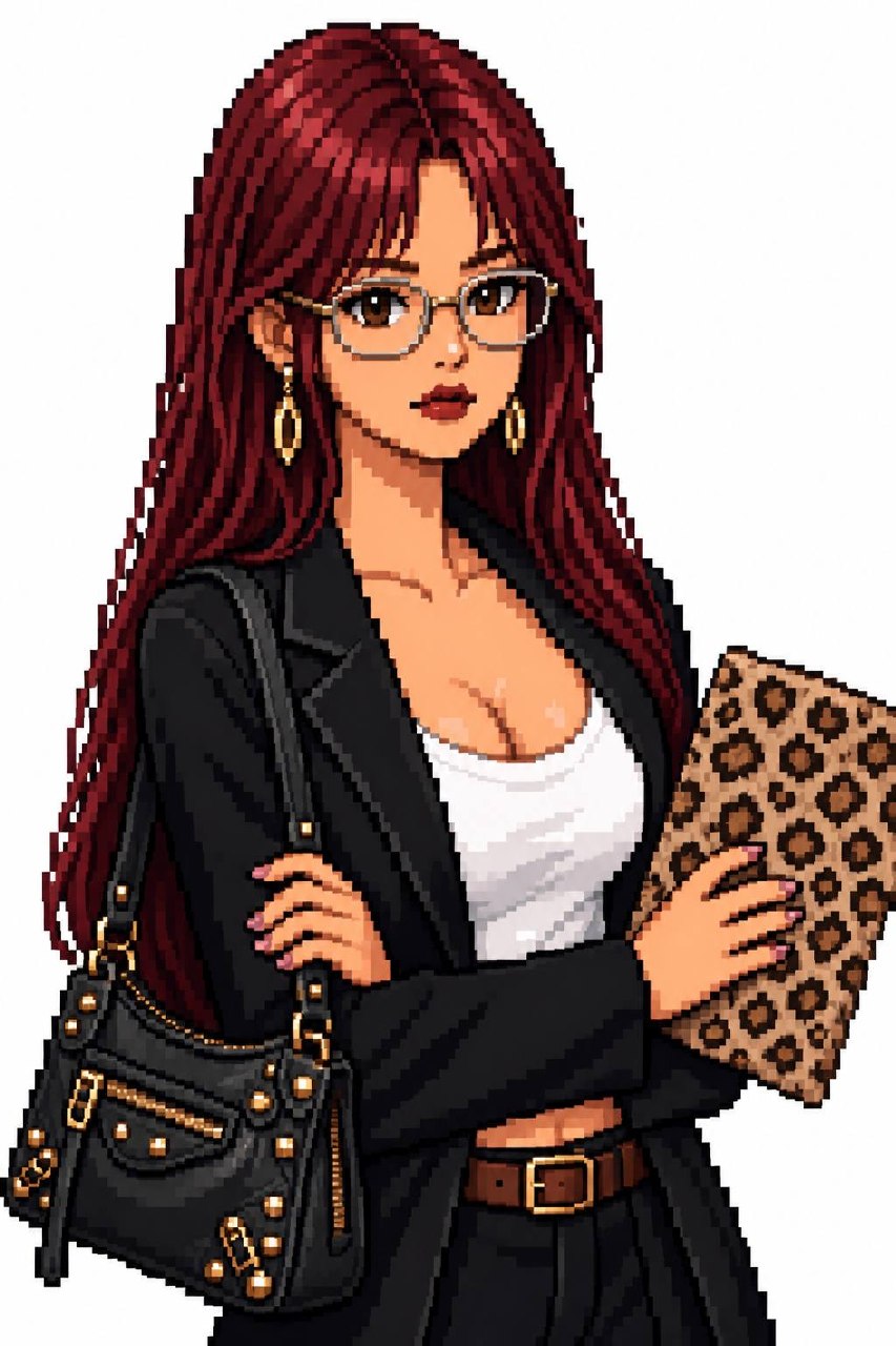 Ningy — pixel art portrait